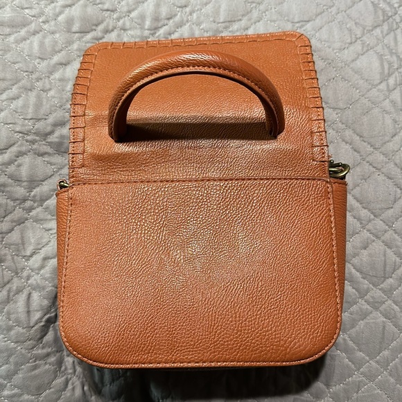 Universal Thread Women’s Mini Chestnut Brown Crossbody Purse Bag - Picture 4 of 8